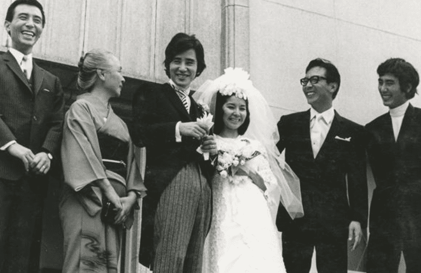 田村正和の結婚式